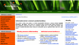 What Borelioza.cz website looked like in 2013 (10 years ago)