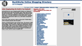What Buckworks.com website looked like in 2013 (10 years ago)