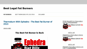 What Bestlegalfatburner.com website looked like in 2013 (10 years ago)