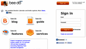 What Beedo.net website looked like in 2013 (10 years ago)