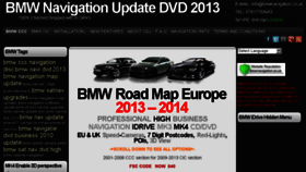 What Bmwnavigation.co.uk website looked like in 2013 (10 years ago)