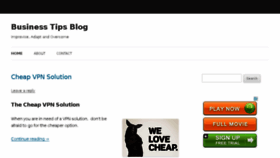 What Businesstipsblog.com website looked like in 2013 (10 years ago)
