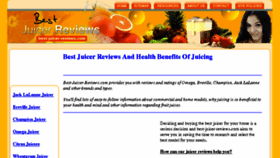 What Best-juicer-reviews.com website looked like in 2013 (10 years ago)