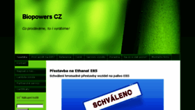 What Biopowers.cz website looked like in 2013 (10 years ago)
