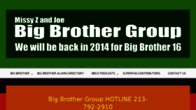What Bigbrothergroup.com website looked like in 2013 (10 years ago)