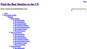 What Bestdentists.us website looked like in 2013 (10 years ago)