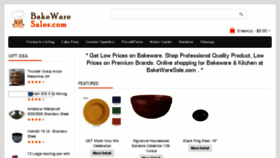 What Bakewaresales.com website looked like in 2013 (10 years ago)