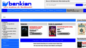 What Benkian.de website looked like in 2013 (11 years ago)
