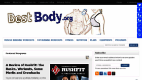 What Bestbody.org website looked like in 2013 (10 years ago)