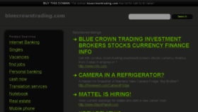 What Bluecrowntrading.com website looked like in 2013 (10 years ago)