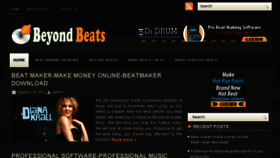 What Beyondbeats.com website looked like in 2013 (10 years ago)