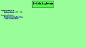 What Britishexplorers.com website looked like in 2013 (10 years ago)