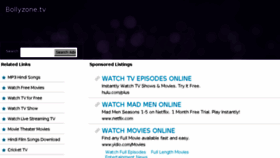 What Bollyzone.tv website looked like in 2013 (10 years ago)