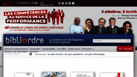 What Bibliordre.fr website looked like in 2013 (10 years ago)