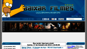 What Baixarfilmesbr.org website looked like in 2013 (10 years ago)
