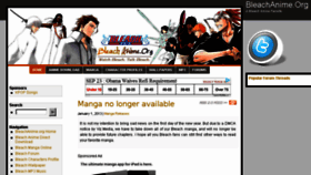 What Bleachanime.org website looked like in 2013 (10 years ago)