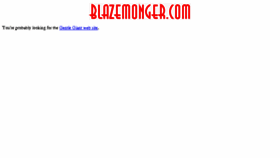 What Blazemonger.com website looked like in 2013 (10 years ago)