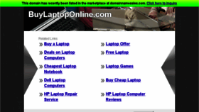 What Buylaptoponline.com website looked like in 2013 (10 years ago)