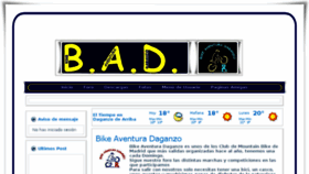 What Bikeaventuradaganzo.org website looked like in 2013 (10 years ago)