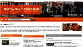 What Bedrijvenuitalkmaar.nl website looked like in 2013 (10 years ago)