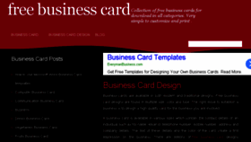 What Business-card.in website looked like in 2013 (10 years ago)