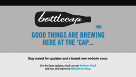 What Bottlecapdev.com website looked like in 2013 (10 years ago)