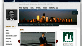 What Batteryparkcity.org website looked like in 2013 (10 years ago)