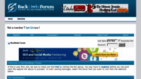 What Backlinksforum.us website looked like in 2013 (10 years ago)