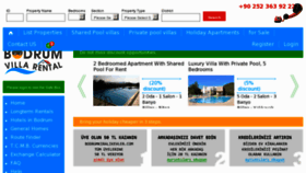 What Bodrumvillarental.com website looked like in 2013 (10 years ago)