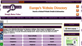 What Bobajob.eu.com website looked like in 2013 (10 years ago)