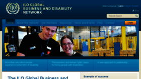 What Businessanddisability.org website looked like in 2013 (10 years ago)