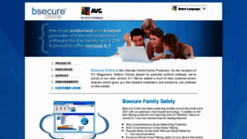 What Bsecure.com website looked like in 2013 (10 years ago)