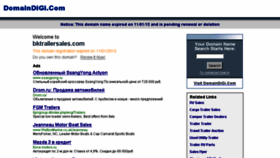 What Bktrailersales.com website looked like in 2013 (10 years ago)