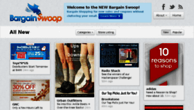 What Bargainswoop.com website looked like in 2013 (10 years ago)