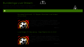What Bundesliga-livestream.info website looked like in 2013 (10 years ago)