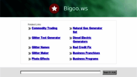 What Bigoo.ws website looked like in 2013 (10 years ago)