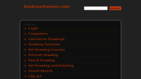 What Bookmarkworm.com website looked like in 2013 (10 years ago)