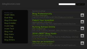What Bloginvent.com website looked like in 2013 (10 years ago)