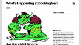 What Blog.bookingnest.com website looked like in 2013 (10 years ago)