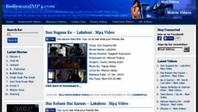 What Bollywoodmp4.com website looked like in 2013 (10 years ago)