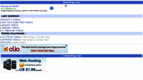 What Bollywap.net website looked like in 2013 (10 years ago)