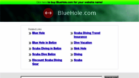 What Bluehole.com website looked like in 2013 (10 years ago)