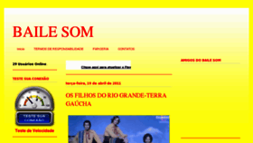 What Bailesom.com website looked like in 2011 (13 years ago)