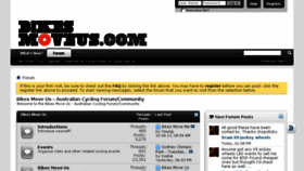 What Bikesmoveus.com.au website looked like in 2014 (10 years ago)