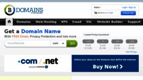 What Bdomains.com website looked like in 2014 (10 years ago)
