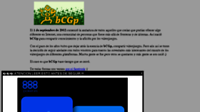 What Bcgp.org website looked like in 2014 (10 years ago)