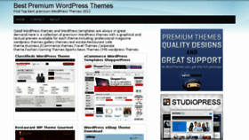 What Bestpremiumwordpressthemes.com website looked like in 2014 (10 years ago)