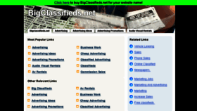 What Bigclassifieds.net website looked like in 2014 (10 years ago)