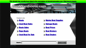 What Boatwarehouse.com website looked like in 2014 (10 years ago)