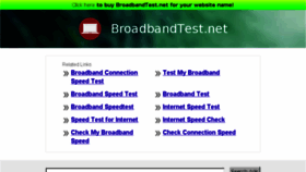 What Broadbandtest.net website looked like in 2014 (10 years ago)